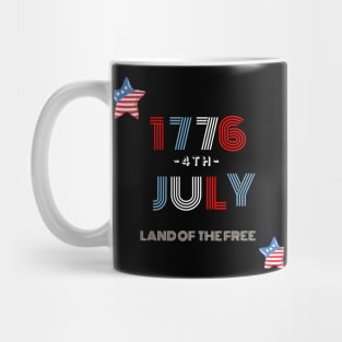 4th of july 1776 t shirt Mug